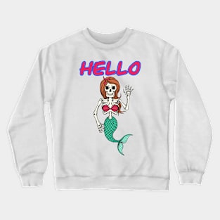 Little mermaid skull Crewneck Sweatshirt